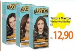 Atacadão Tintura Maxton Várias tonalidades oferta