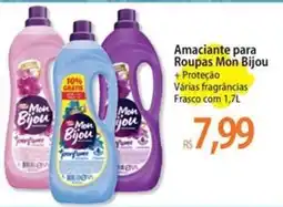 Atacadão Amaciante para Roupas Mon Bijou oferta