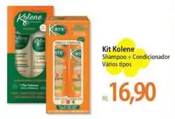 Atacadão Kit Kolene Shampoo + Condicionador Vários tipos oferta