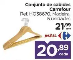 Carrefour Conjunto de cabides Carrefour oferta