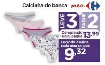 Calcinha de banca