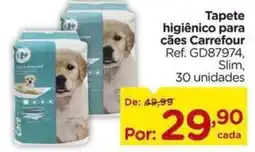 Carrefour Tapete higiênico para cães Carrefour oferta