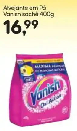 Asun Alvejante em Pó Vanish sachê oferta