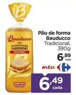 Carrefour Pão de forma Bauducco Tradicional oferta