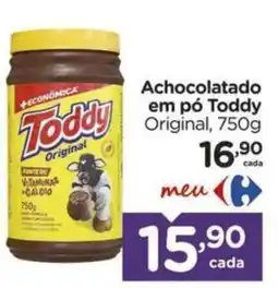 Carrefour Achocolatado em pó Toddy Original oferta