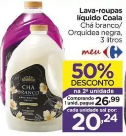 Carrefour Lava-roupas líquido Coala Chá branco/ Orquídea negra oferta