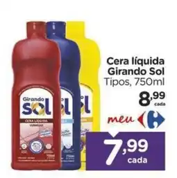 Carrefour Cera líquida Girando Sol Tipos oferta
