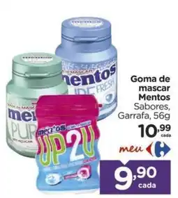 Carrefour Goma de mascar Mentos Sabores oferta