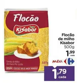 Carrefour Flocão de milho Kisabor oferta
