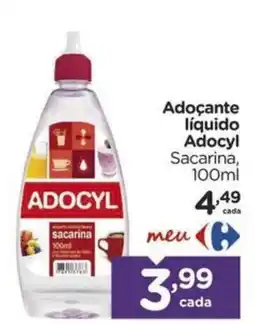 Carrefour Adoçante líquido Adocyl sacarina oferta