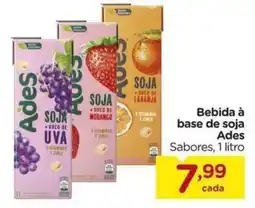 Carrefour Bebida à base de soja Ades oferta
