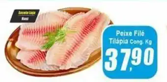 Panelão Peixe File Tilapia Congelado 1kg oferta