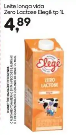 Asun Leite longa vida Zero Lactose Elegê tp oferta