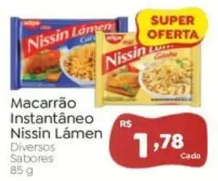 Macarrão instantâneo nissin lâmen