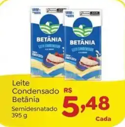 Novo Atacarejo Leite Condensado Betânia Semidesnatado oferta