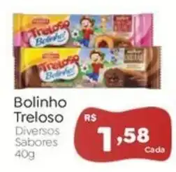 Novo Atacarejo Bolinho Treloso Diversos Sabores oferta
