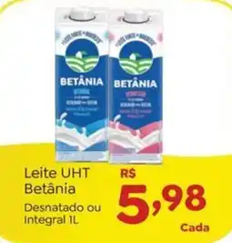 Novo Atacarejo Leite uht betania desnatado ou integral oferta