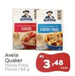 Novo Atacarejo Aveia Quaker Flocos Finos oferta