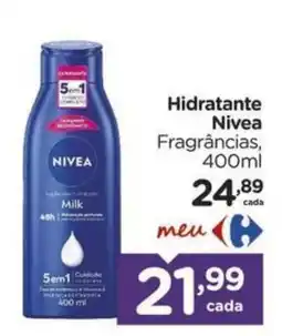Carrefour Hidratante Nivea Fragrâncias oferta