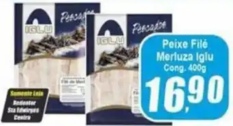Panelão Peixe file Merluza Iglu cong. 400g oferta