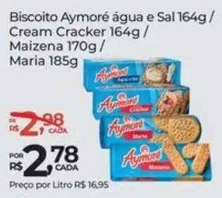 Biscoito Aymoré água e Sal