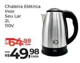 Super Luna Chaleira Elétrica Inox Seu Lar oferta