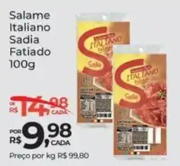 Super Luna Salame Italiano Sadia Fatiado oferta