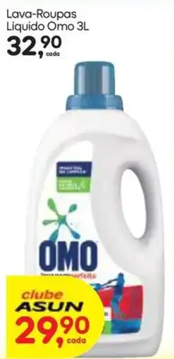 Asun Lava-Roupas Líquido Omo 3L oferta