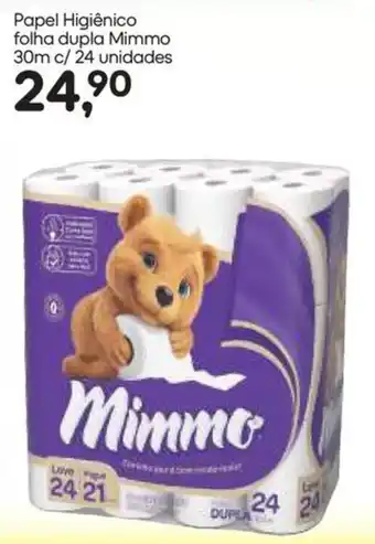 Papel Higiênico folha dupla Mimmo