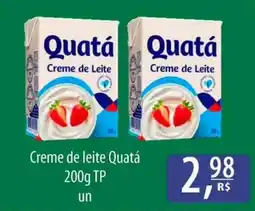 Nevada Supermercados Creme de leite Quatá oferta