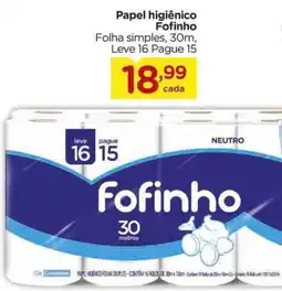 Carrefour Papel higiênico Fofinho oferta