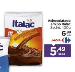 Carrefour Achocolatado em pó italac oferta