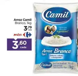 Carrefour Arroz Camil Branco oferta