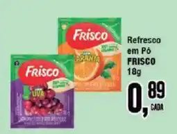 Redeconomia Refresco em Pó Frisco oferta