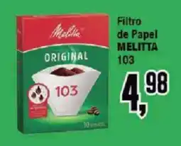 Redeconomia Filtro de Papel Melitta Original 103 oferta