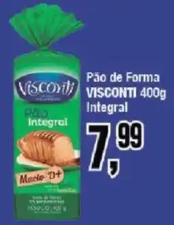 Redeconomia Pão de Forma Visconti Integral oferta