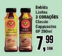 Redeconomia Bebida Láctea 3 Corações Classic Cappuccino oferta