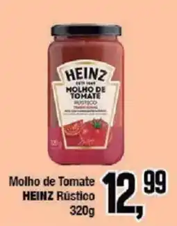 Redeconomia molho de tomate heinz rústico oferta