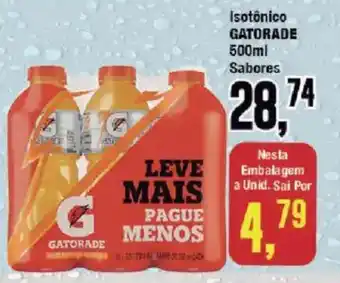 Isotônico gatorade