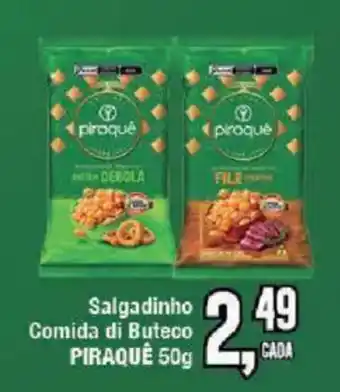 Redeconomia Salgadinho Comida di Buteco Piraquê oferta