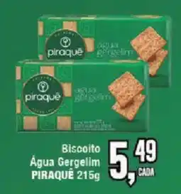 Redeconomia Biscoito Água Gergelim Piraquê oferta