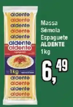 Redeconomia Massa Sêmola Espaguete Aldente oferta