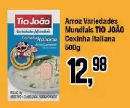 Redeconomia Arroz variedades mundiais tio joão coxinha italiana oferta