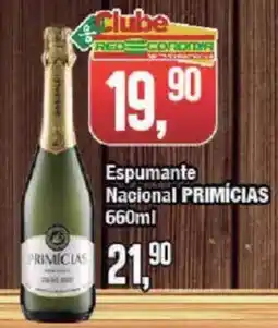 Redeconomia Espumante Nacional Primícias oferta