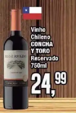 Redeconomia Vinho chileno concha y toro reservado oferta