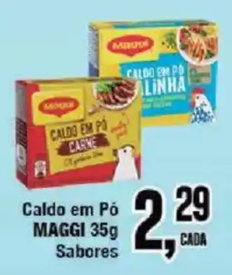 Redeconomia Caldo em Pó Maggi Sabores oferta