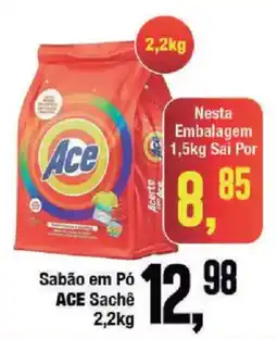 Redeconomia Sabão em Pó Ace Sachê oferta
