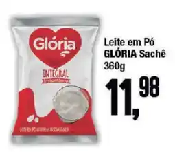 Redeconomia Leite em pó glória sachê oferta