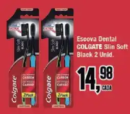 Redeconomia Escova Dental Colgate Slim Soft Black oferta