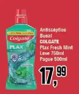 Redeconomia Antisséptico bucal colgate plax fresh mint oferta